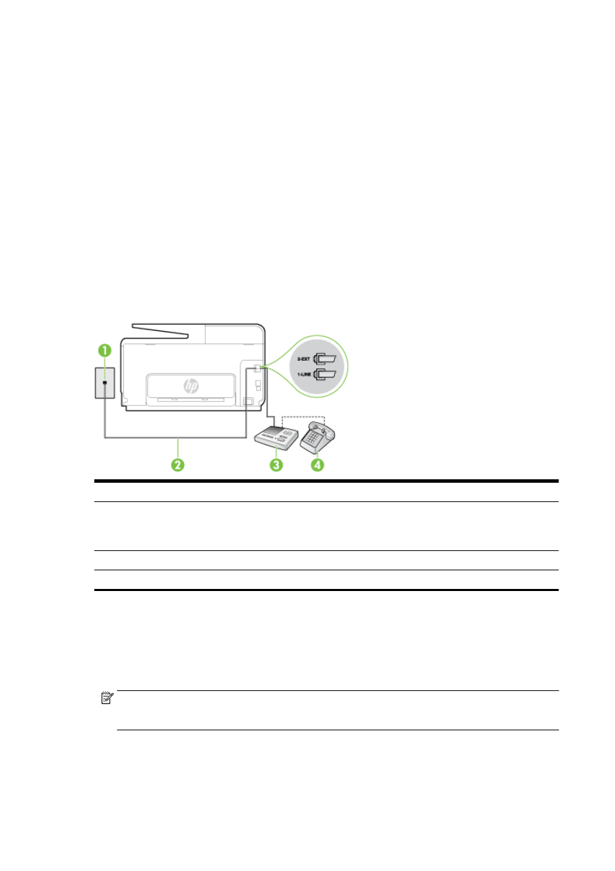 Shared voice/fax with computer DSL/ADSL modem - HP Officejet Pro 8610
